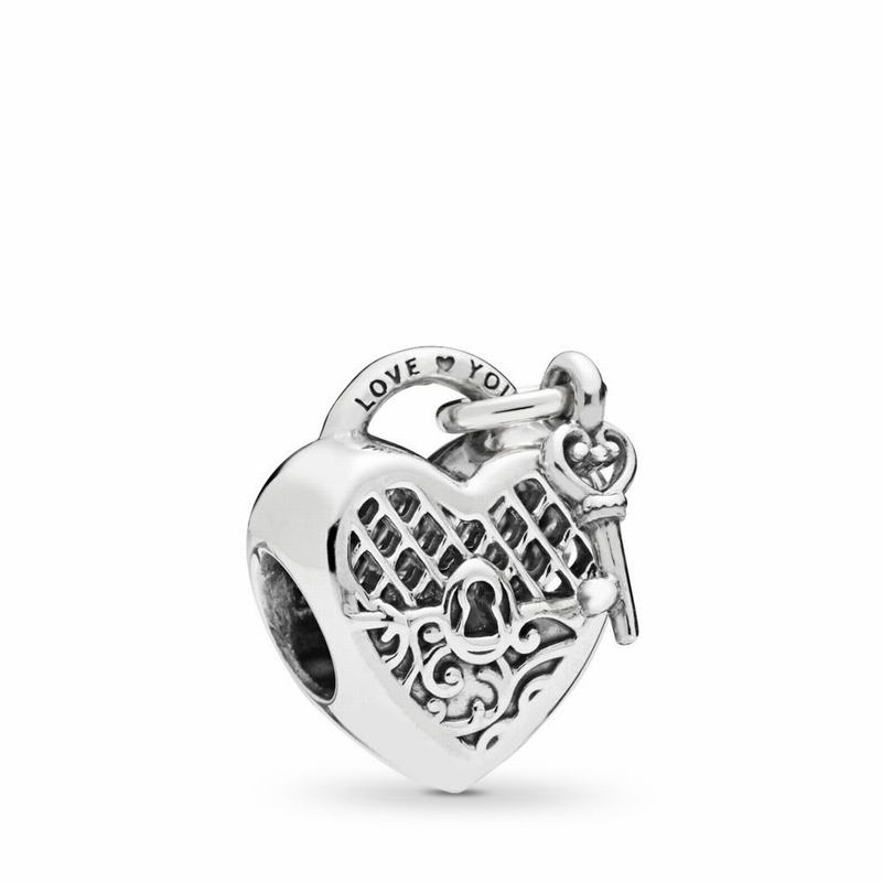 Pandora Australia Love You Lock Charm - Sterling Silver | BIFUAS793